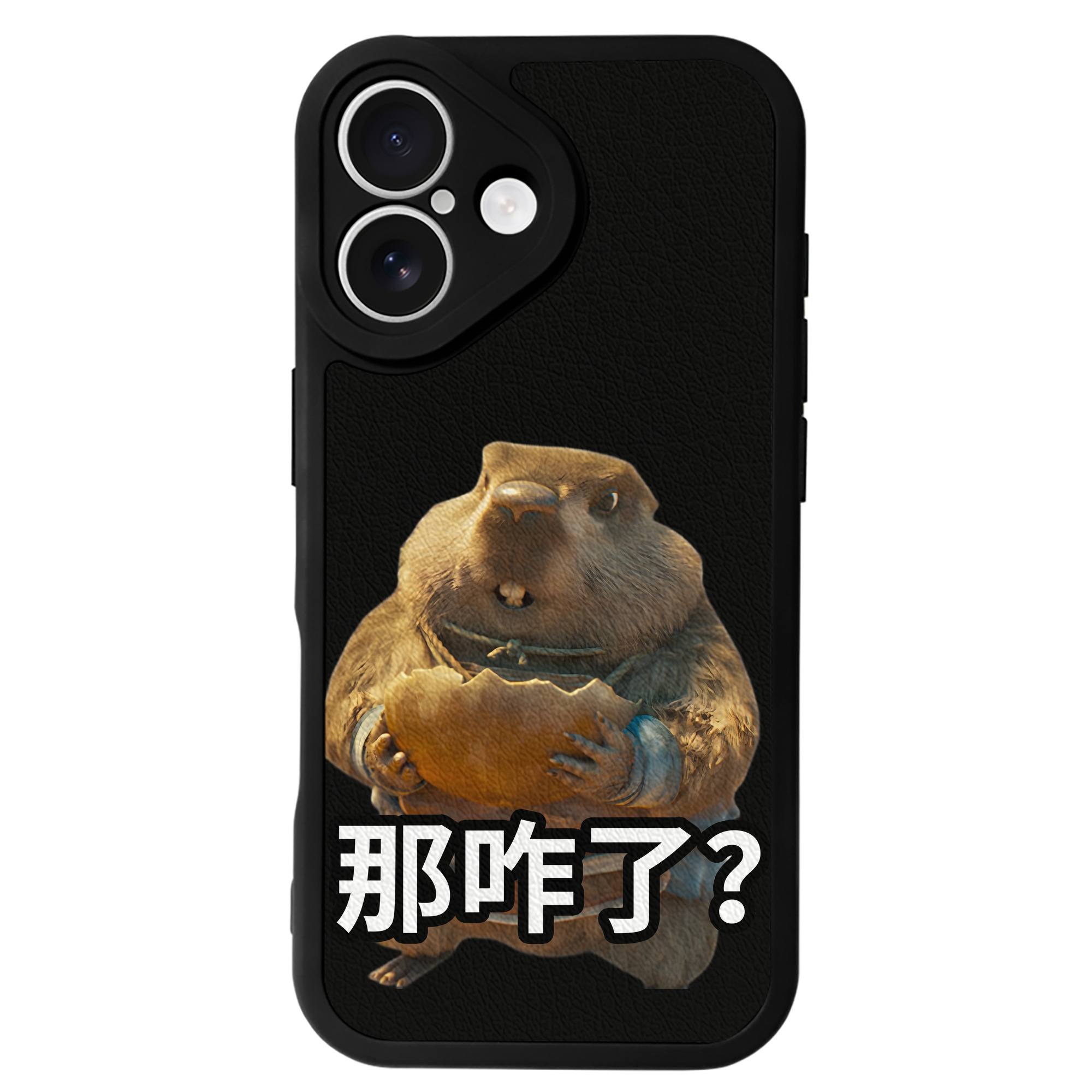 （画像用） Ne Zha 2 ナタ 魔童の大暴れ 【iPhone 16シリーズ対応】シリコンスマホケース（レザー調） 材質：シリコン